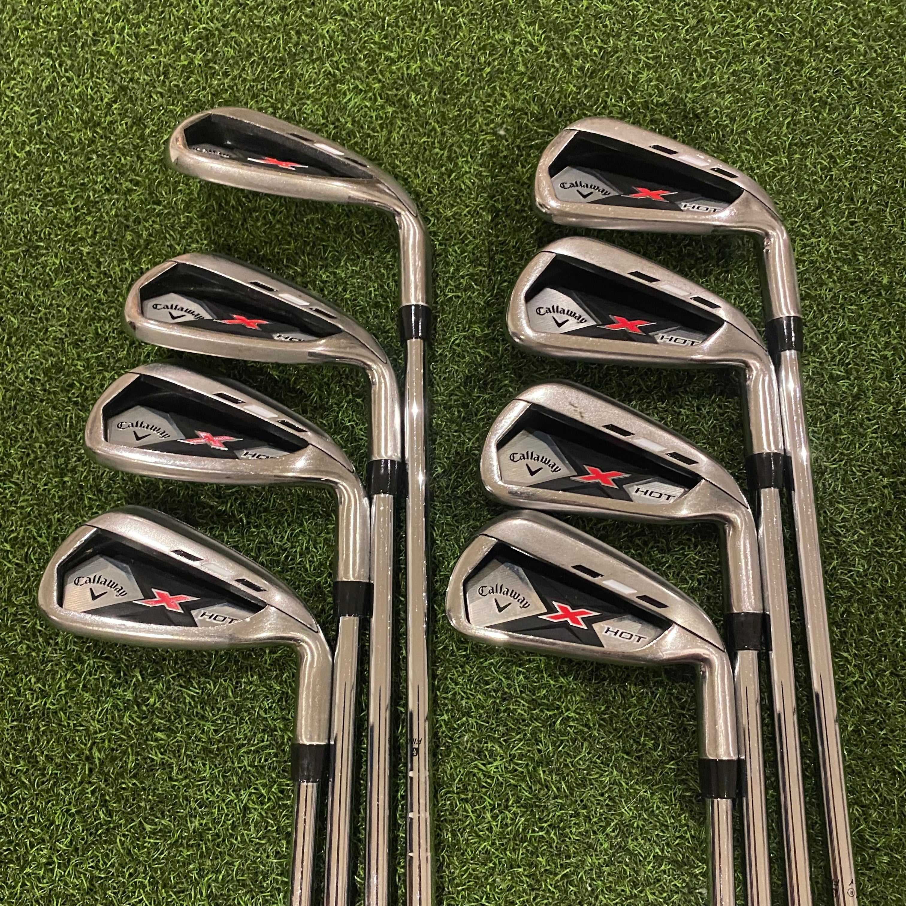 Set De Golf Callaway X HOT Complet - 11 Pièces Driver, Bois, Hybrides, Fers, Putter - Rigide - Droitier