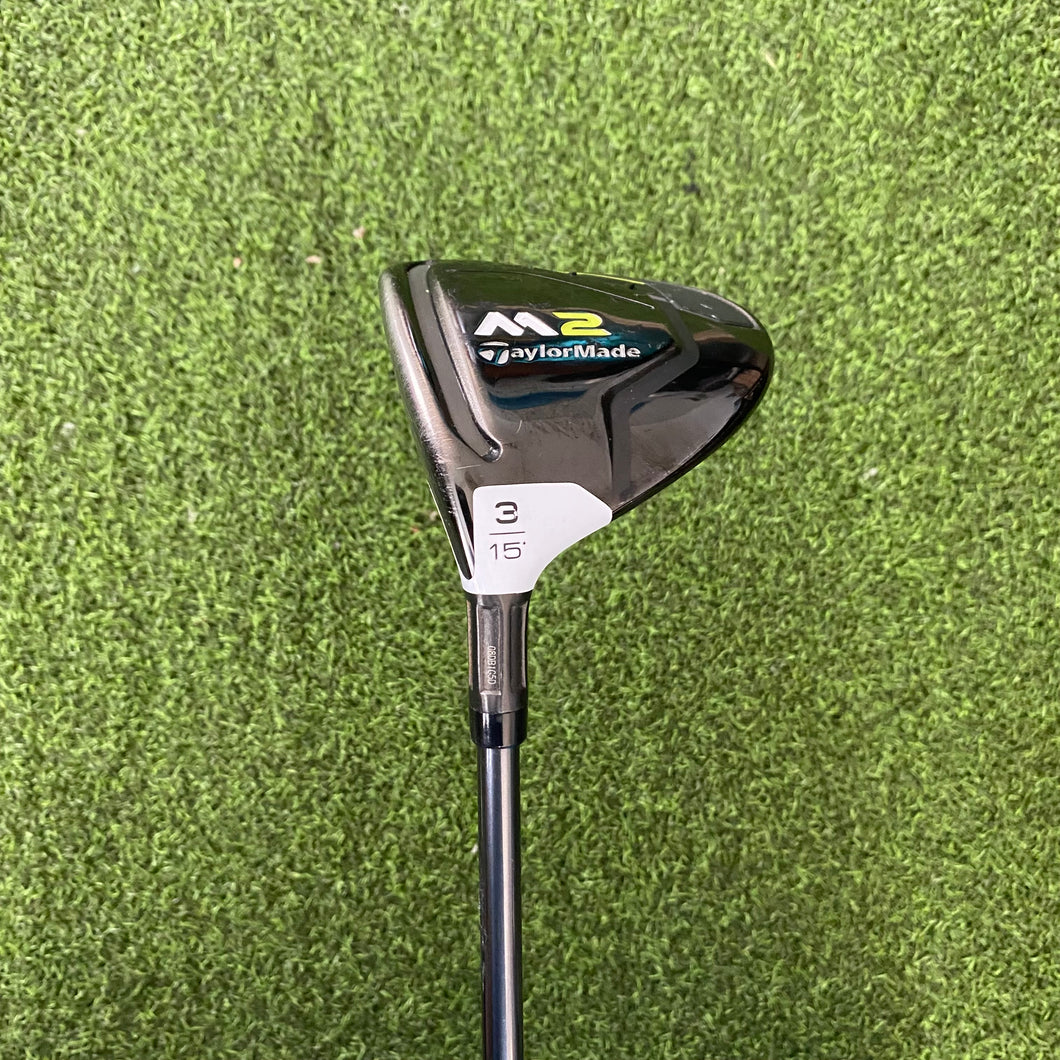 LH Taylormade M2 3 Wood (15* - R Flex)