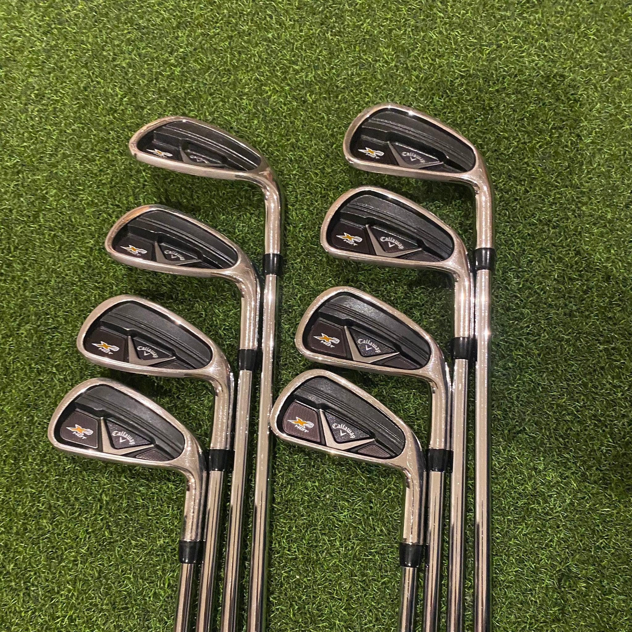 Callaway X2 Hot Irons (3-PW, Stiff) – Midwest Golf Supply