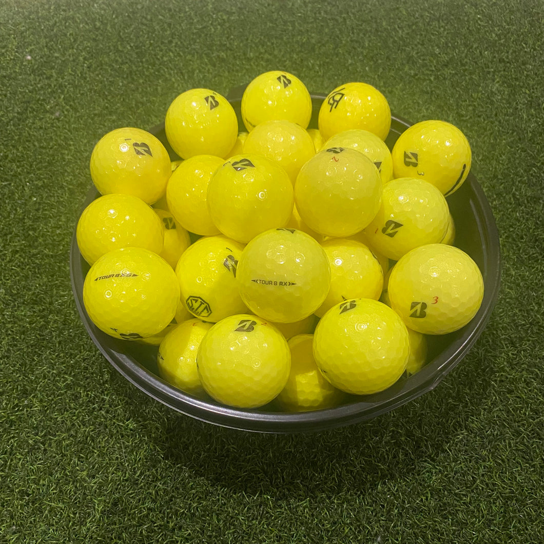 Dozen Bridgestone Tour B Golf Balls (Yellow)