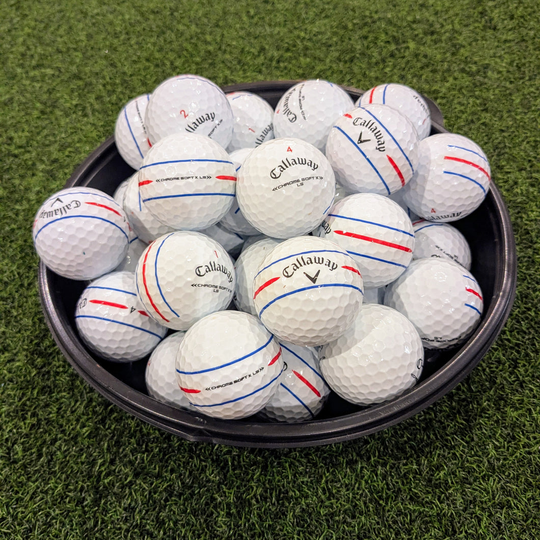 Dozen Callaway Chrome Soft X LS Golf Balls