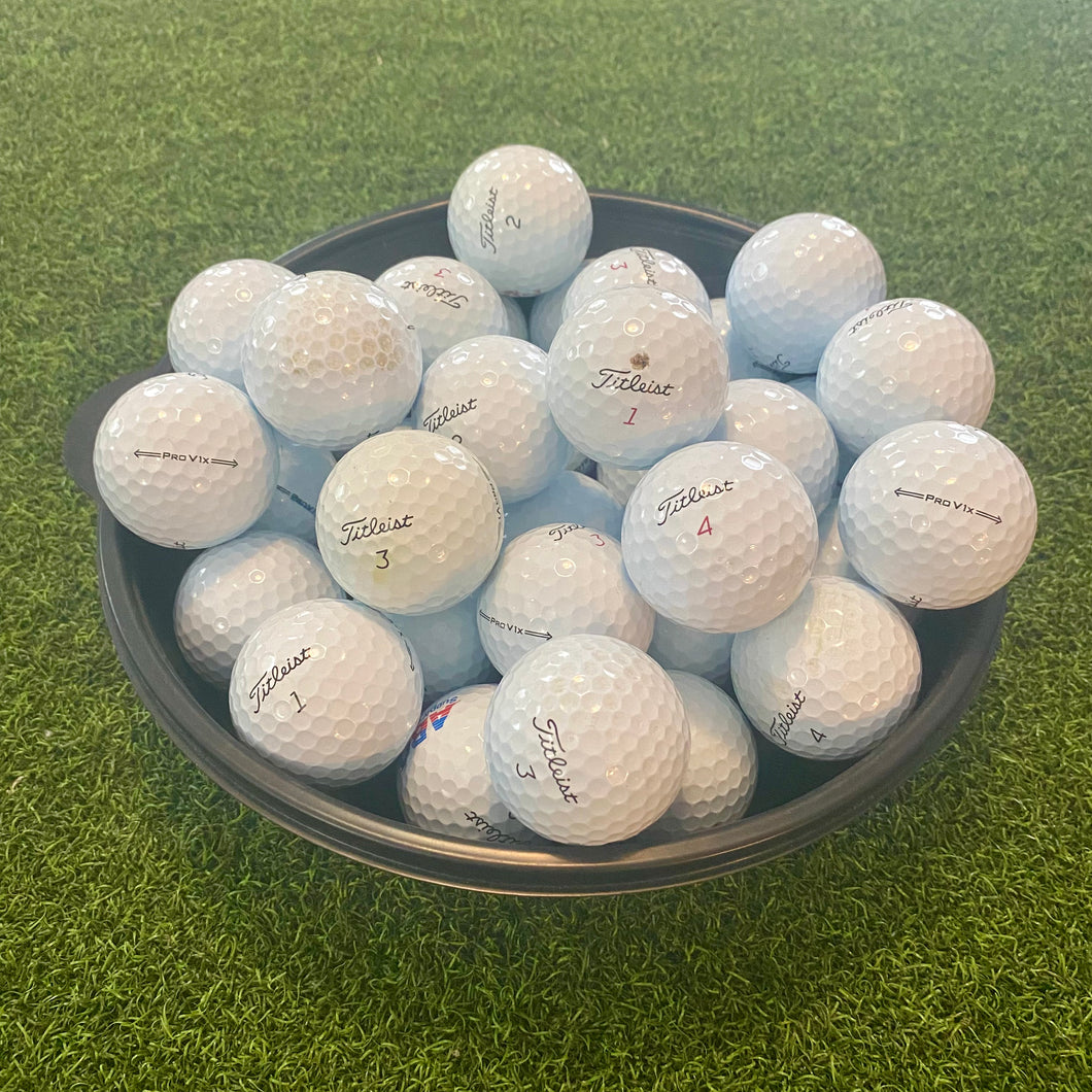 Dozen (4A) Titleist ProV1x Golf Balls