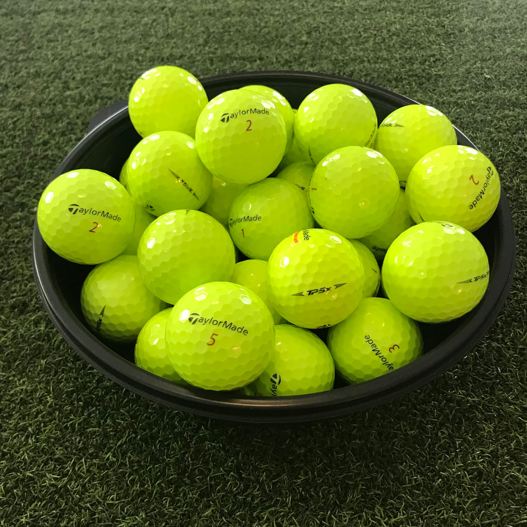 Dozen Yellow Taylormade TP5x Golf Balls