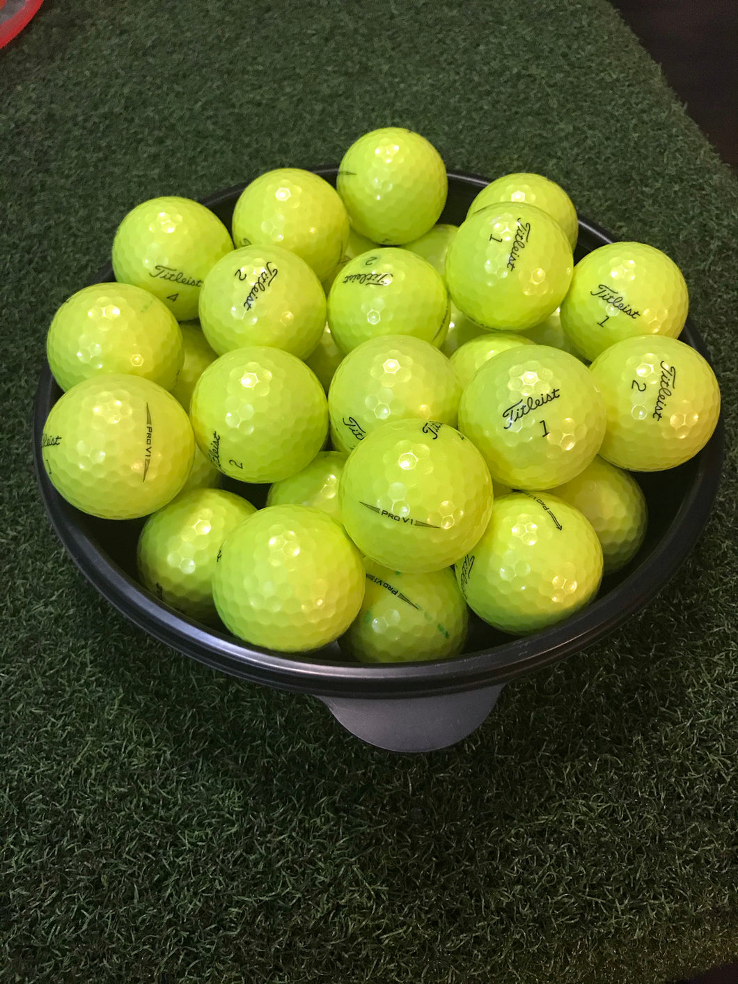 Dozen Yellow Titleist ProV1 Golf Balls - Midwest Golf Supply