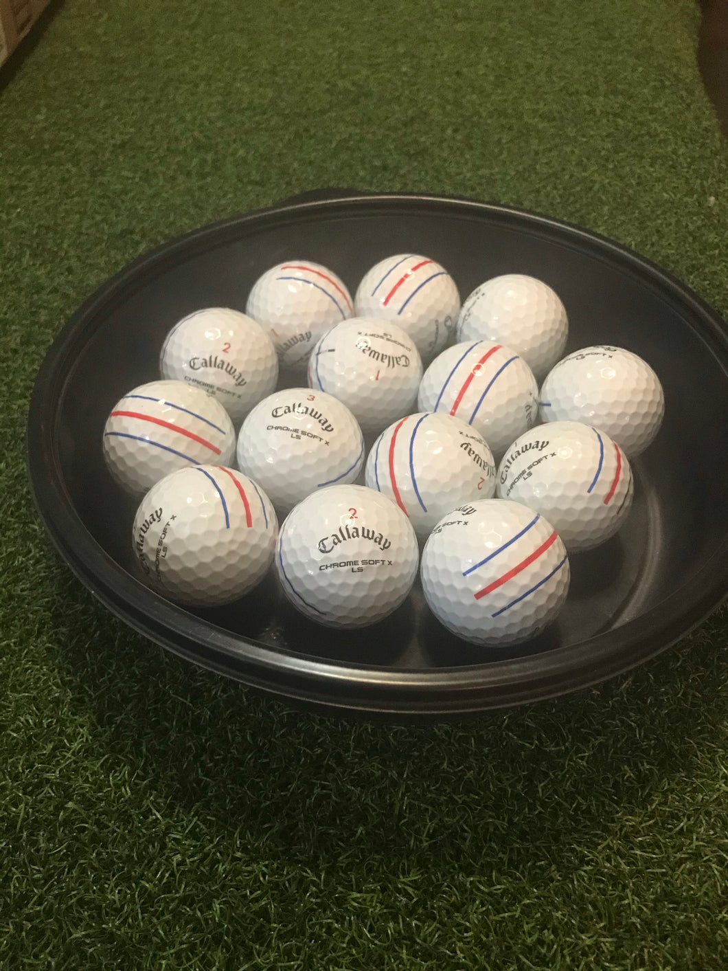 Dozen Callaway Chrome Soft X LS Golf Balls - Midwest Golf Supply